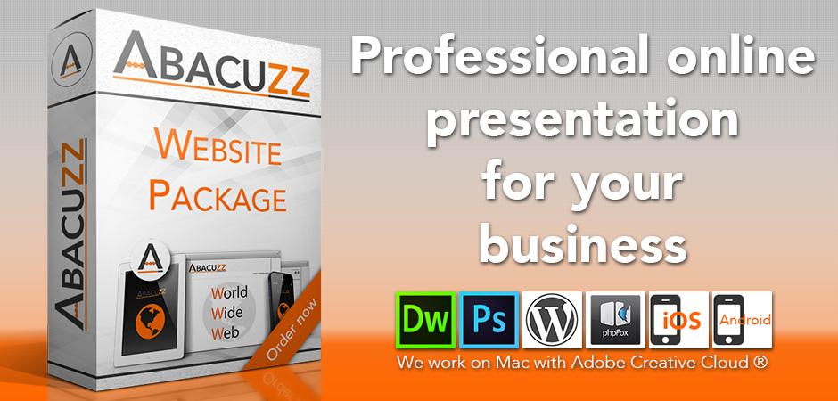 Abacuzz | Website Package | Professional online presentation for your business